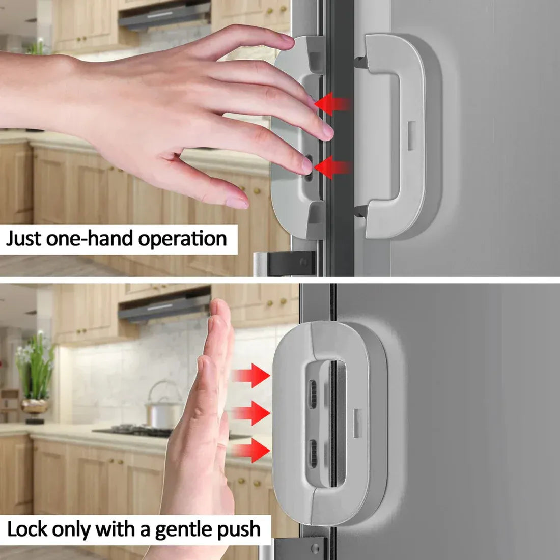 Refrigerator Lock for Child Safety