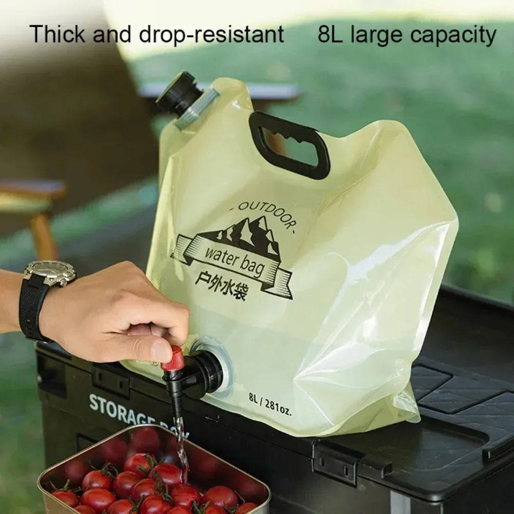 8 Lilter Foldable Camping Water Bag