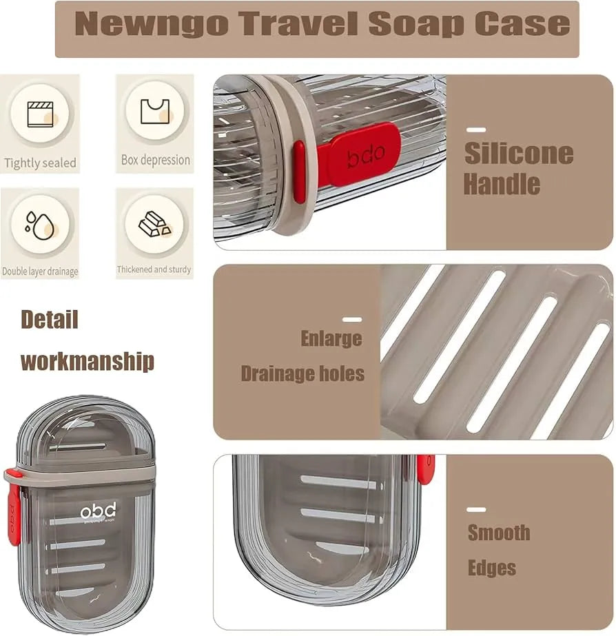 Leakproof Travel Soap Box – Portable Soap