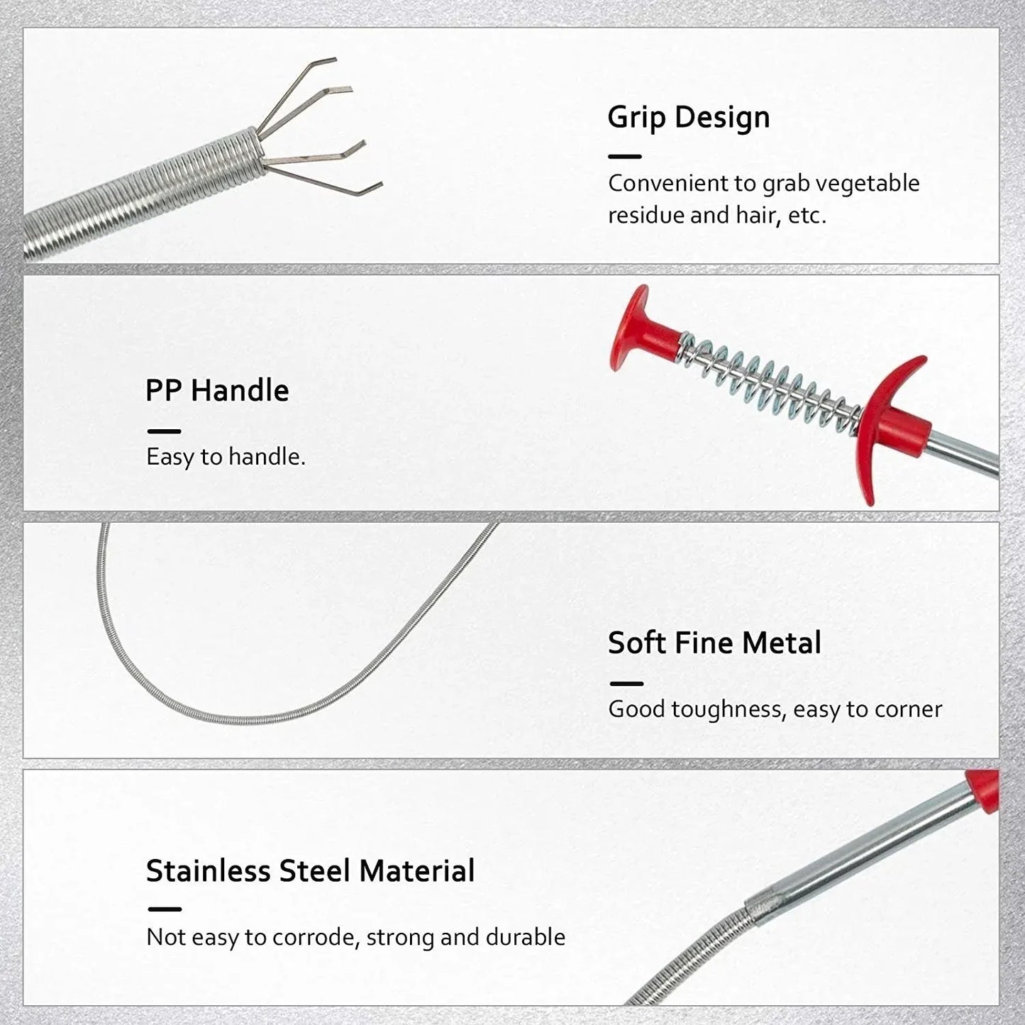 Sink Drain Cleaning Wire ( Buy 1 Get 1 Free )