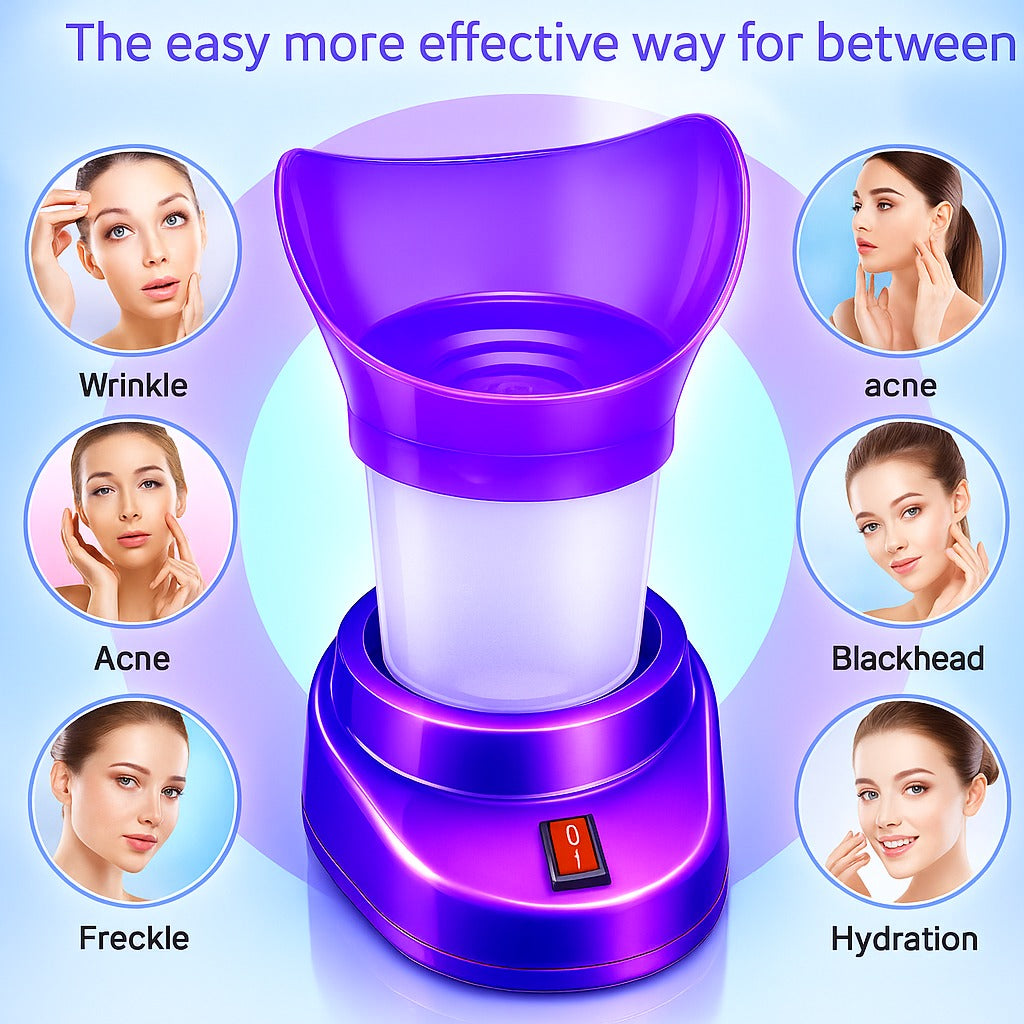 3-in-1 Steam Facial Steamer & Inhaler